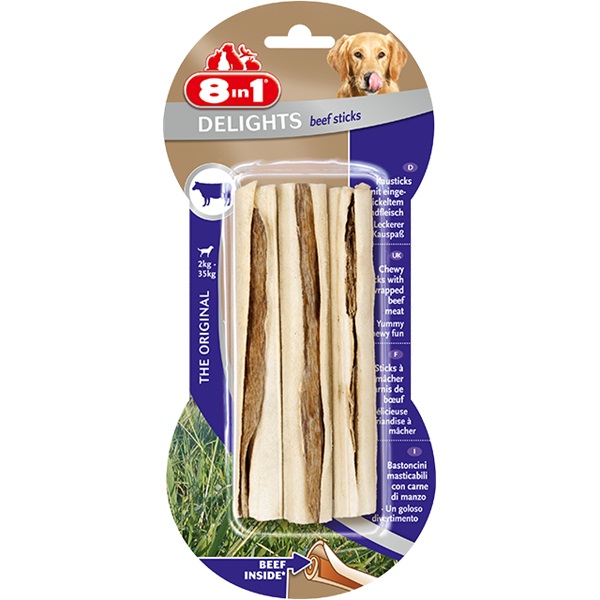 8in1 Delights Beef Sticks (3 db)