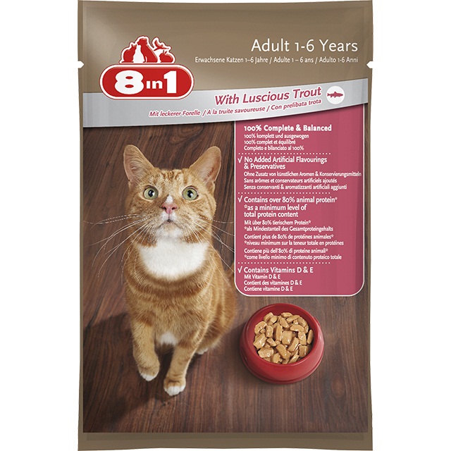 8in1 Cat Adult pisztránggal