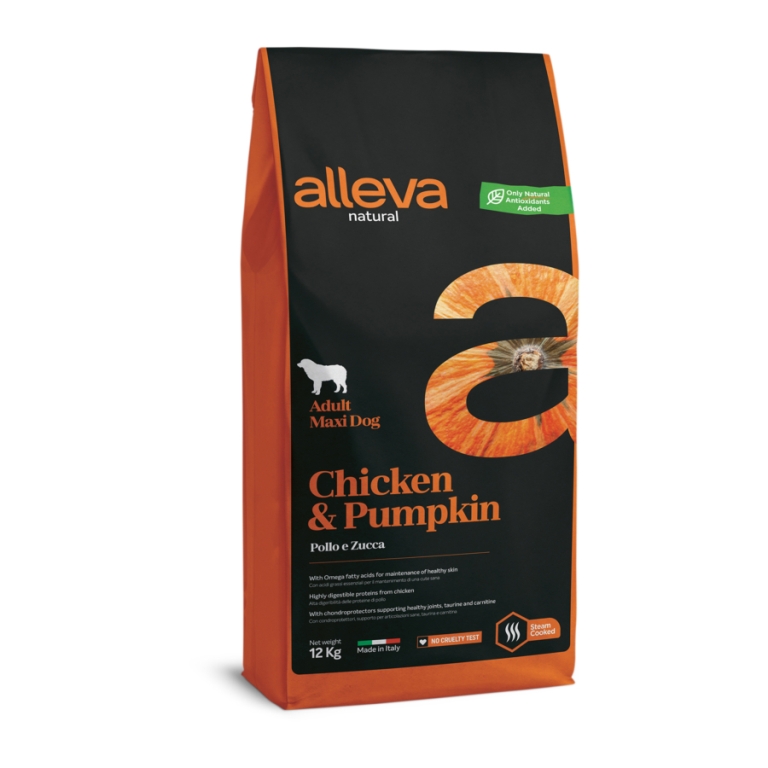 Alleva Natural Adult Maxi Chicken & Pumpkin 12 kg
