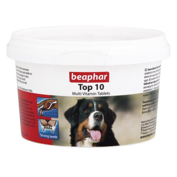 Beaphar Top 10 Multivitamin tabletta kutyáknak (180 db)