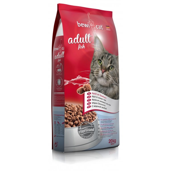 Bewi-Cat Adult Fish - hal 20 kg