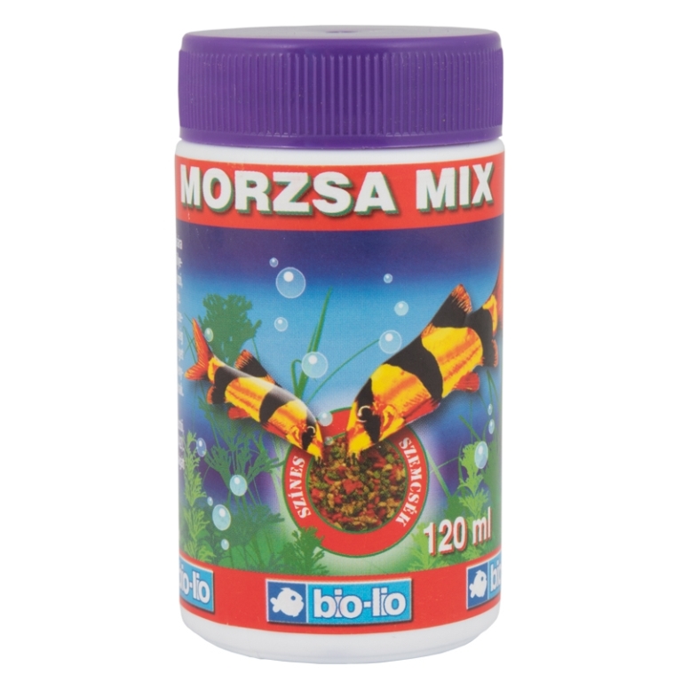 Bio-Lio Morzsa Mix színes szemcsés haltáp (120 ml)