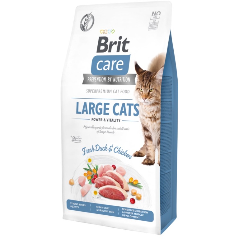 Brit Care Cat Grain Free LARGE CATS Duck and Chicken 2 kg