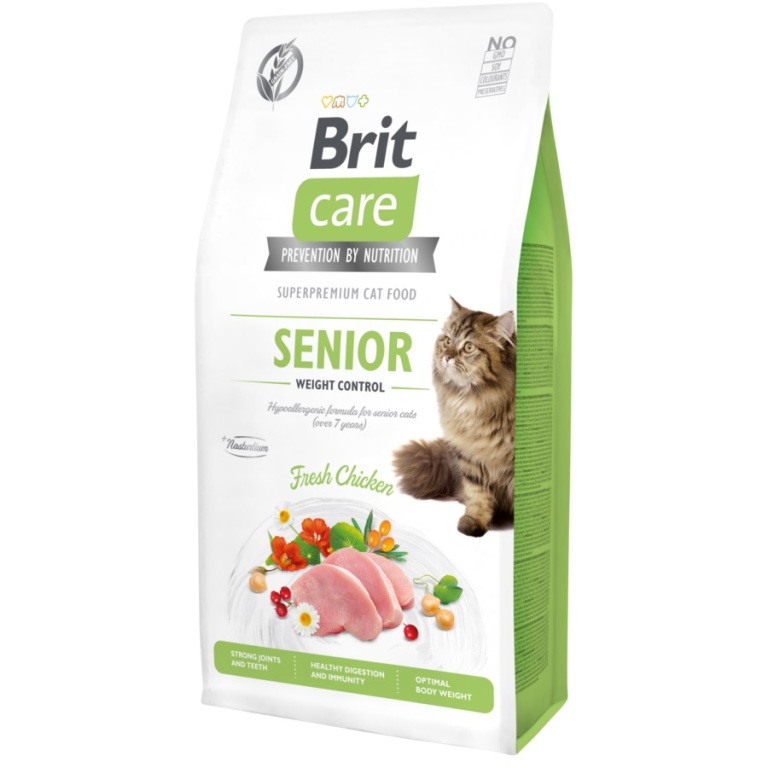Brit Care Cat Grain Free SENIOR WEIGHT CONTROL Chicken 2 kg