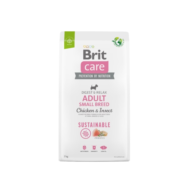 Brit Care Dog Sustainable Insect Adult Small Breed  7 kg