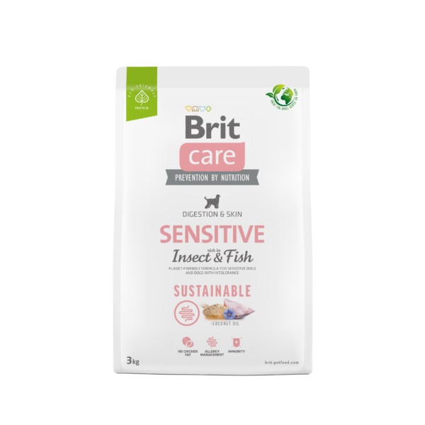 Brit Care Dog Sustainable Insect Sensitive  3 kg