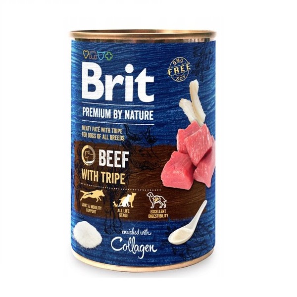 Brit Premium by Nature Paté Marha és Pacal 800 g