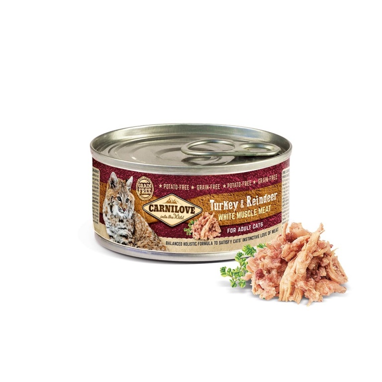 CarniLove Cat Turkey & Reindeer (pulyka-rénszarvas) 100 g