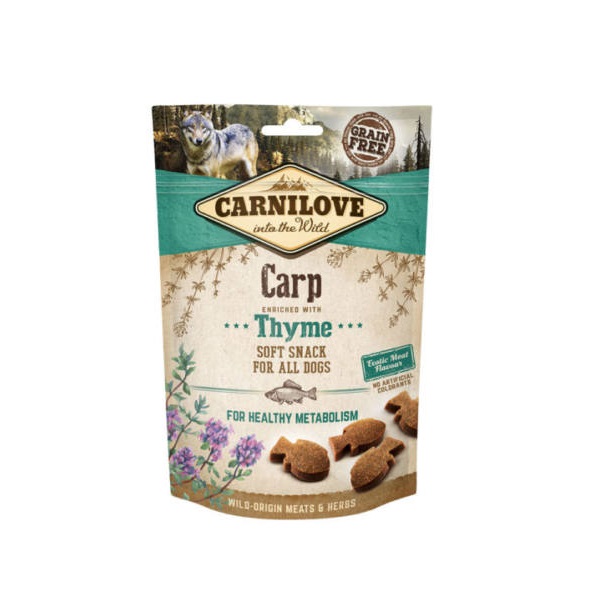 CarniLove Soft Snack Carp & Thyme (ponty-kakukkfű) 200 g