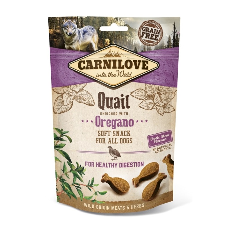 CarniLove Soft Snack Quail & Oregano (fürj-oregánó) 200 g