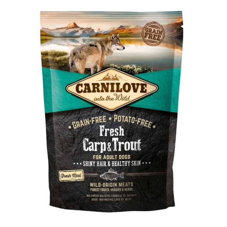 CarniLove Fresh Adult Carp & Trout (ponty-pisztráng) 1,5 kg