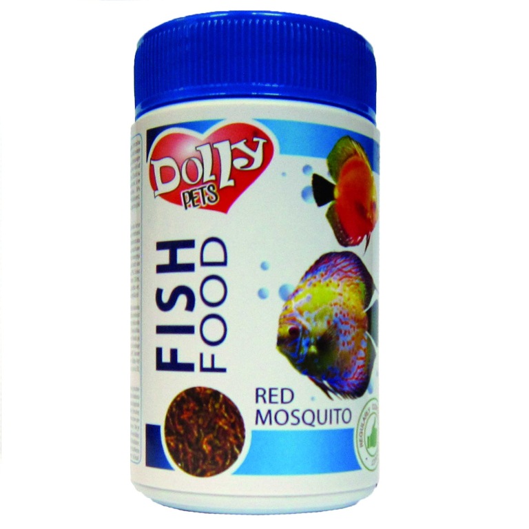 Dolly Pets Vörös szúnyoglárva haltáp (120 ml)