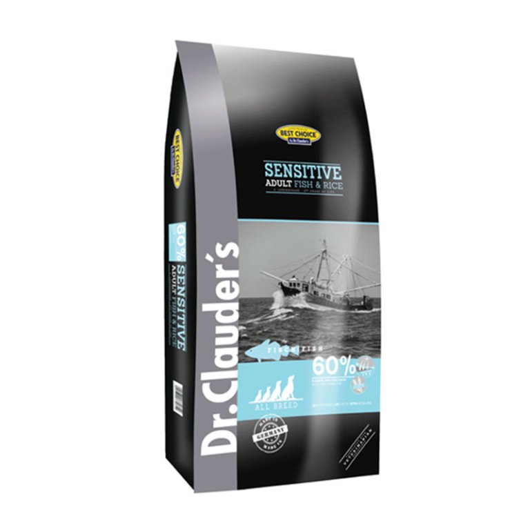 Dr. Clauders Sensitive Adult Fish & Rice 350 g
