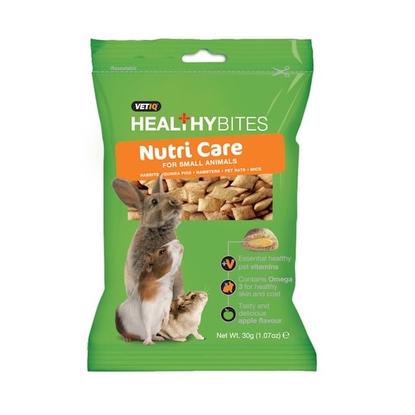 M&C VetIQ Healthy Bites Nutri Care For Small Animals 30 g
