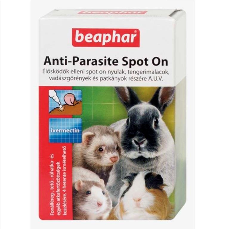 Beaphar Spot On 4x (Nyúl/Tengerimalac/Görény/Patkány)