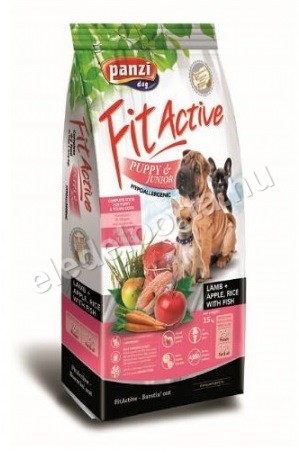FitActive Hypoallergenic Puppy & Junior Lamb + Apple, Rice & Fish 15 kg