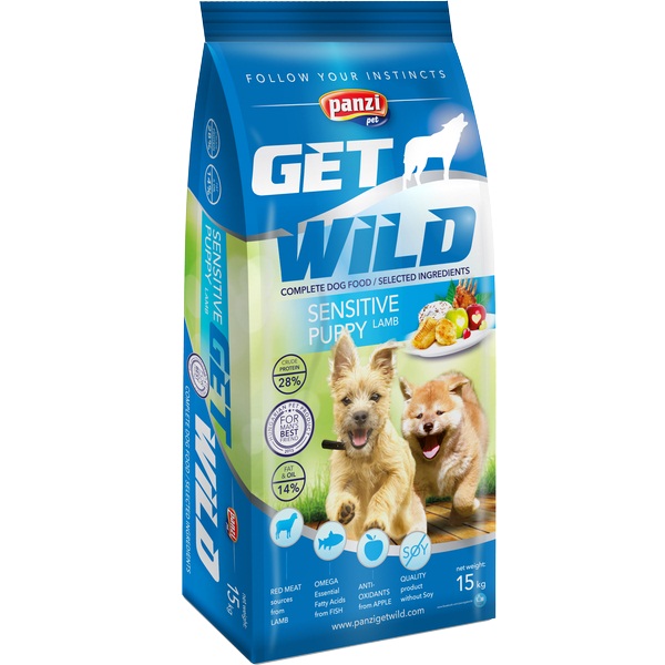 Get Wild Puppy Sensitive Lamb 15 kg