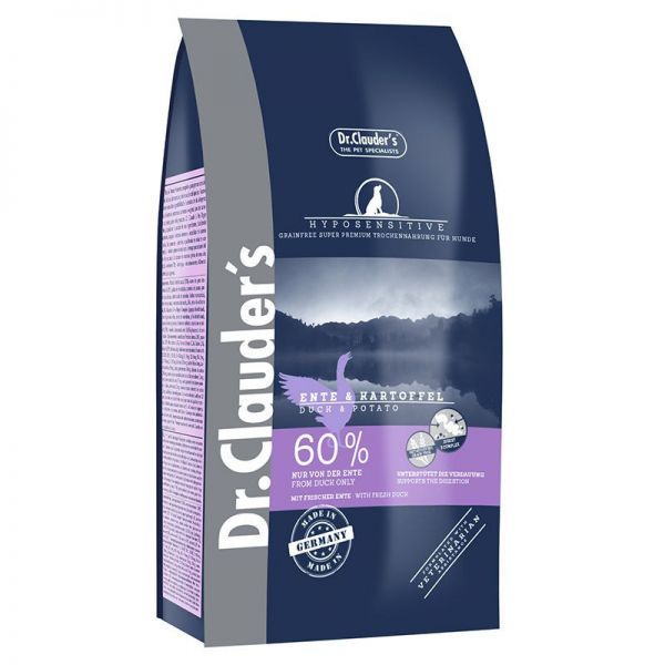 Dr. Clauders Hyposensitive Grain Free Adult Duck & Potato 350 g