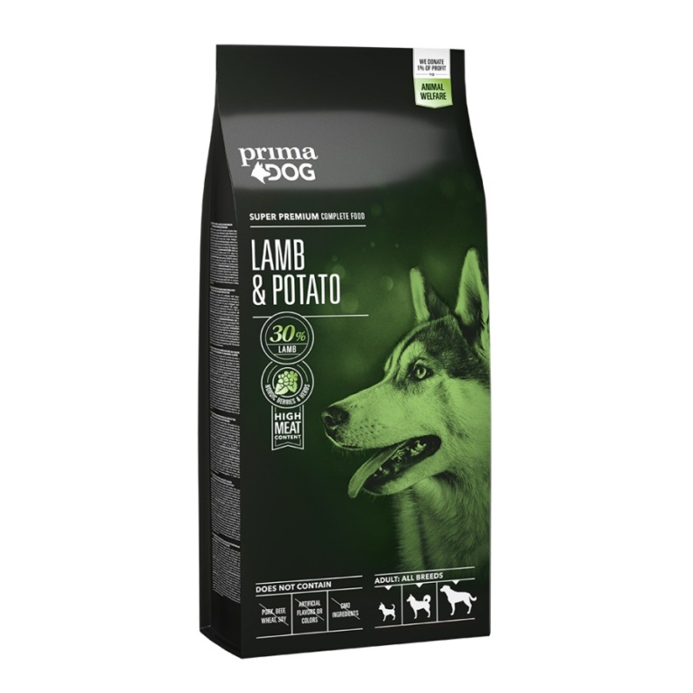 PrimaDog Adult All Breeds Lamb & Potato 10 kg
