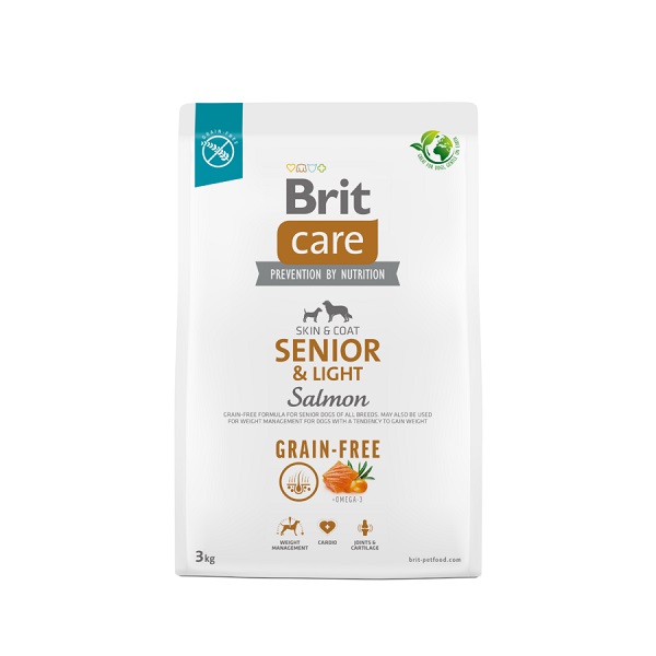 Brit Care Grain-Free Senior & Light Salmon & Potato 3 kg