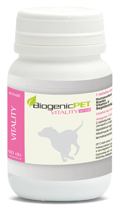BiogenicPet Vitality Small - vitalizáló, regeneráló tabletta (60 db)