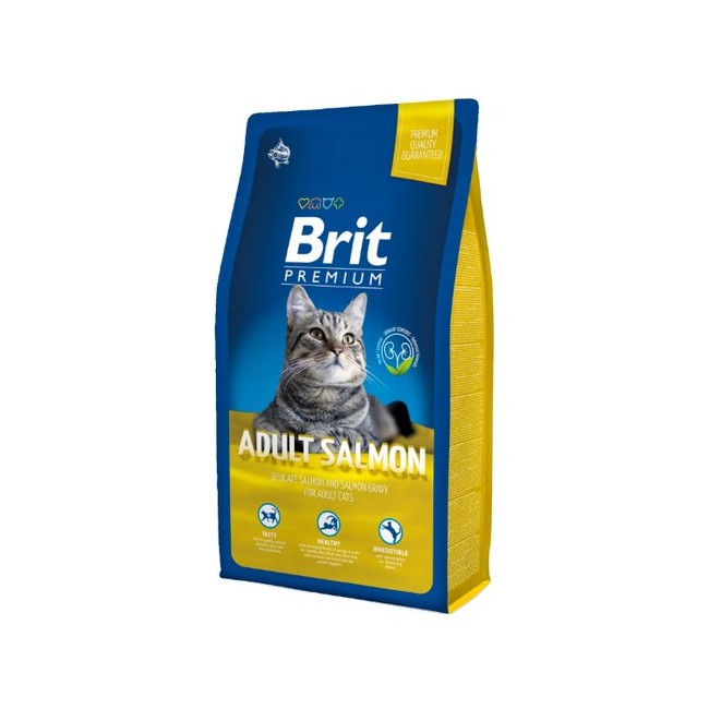 Brit Premium Cat Adult Salmon 8 kg