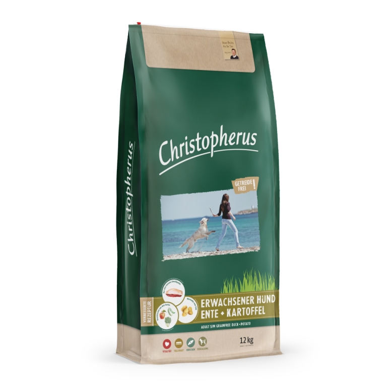 Christopherus Dog Adult Small&Medium Grain free Duck (kacsa és burgonya) 2x12 kg