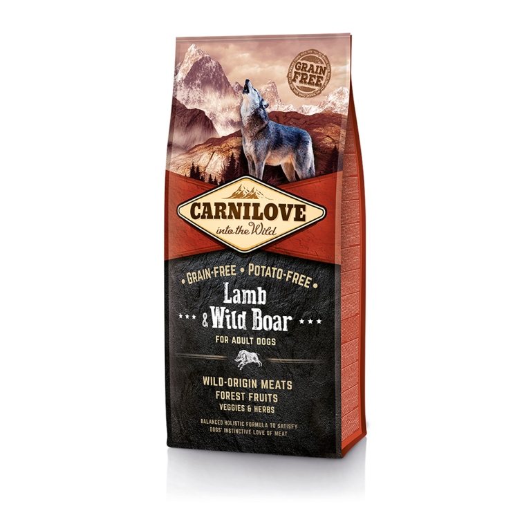 CarniLove Adult Lamb & Wild Boar (bárány-vaddisznó)  2x12 kg