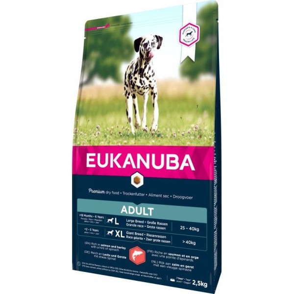 Eukanuba Adult Large Salmon & Barley 12 kg