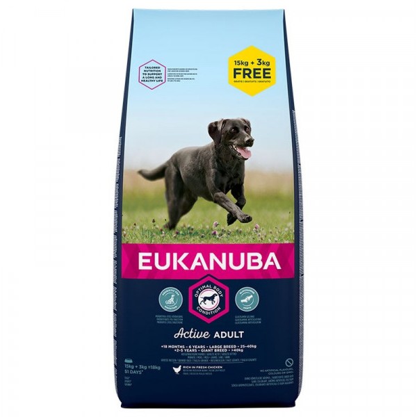 Eukanuba Adult Large 15+3 kg