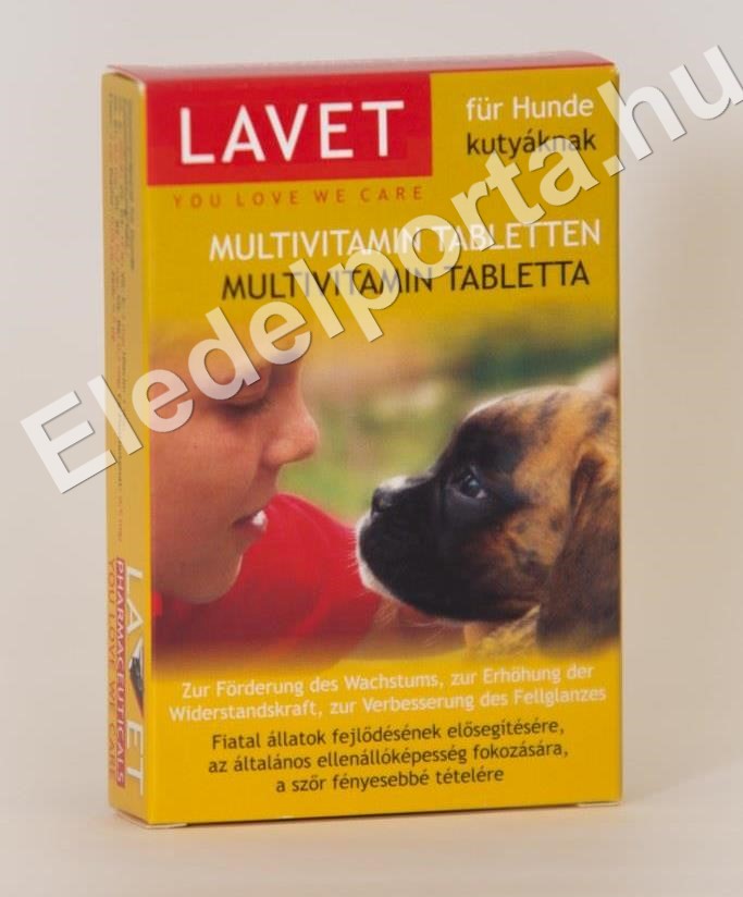 Lavet Multivitamin tabletta kutyáknak (50 db)