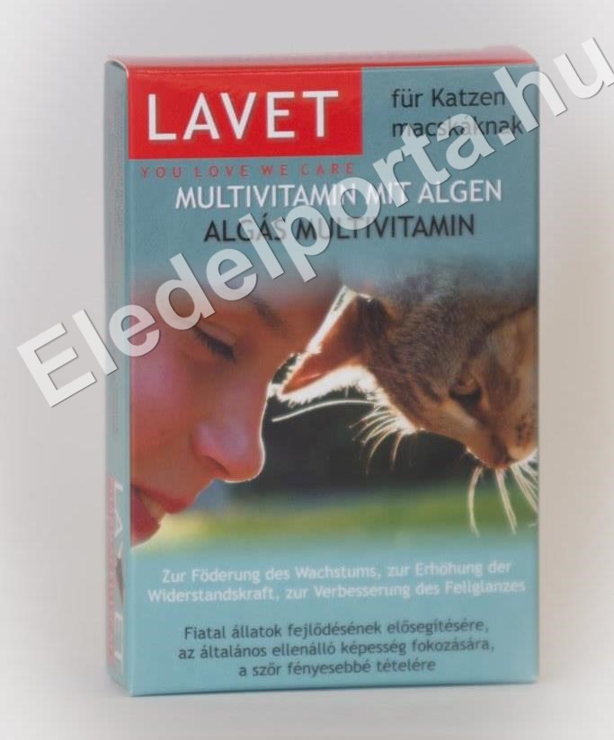 Lavet Algás Multivitamin macskáknak (50 db)