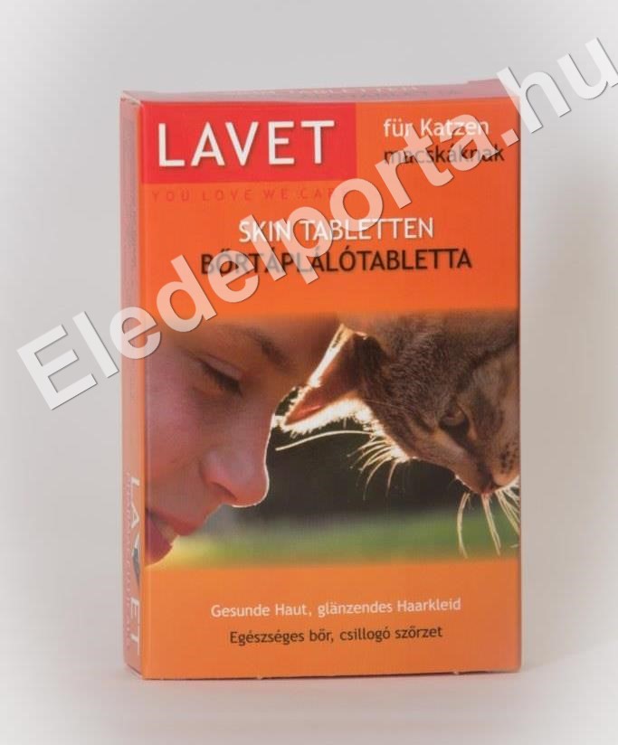 Lavet Bőrtápláló tabletta macskáknak (50 db)