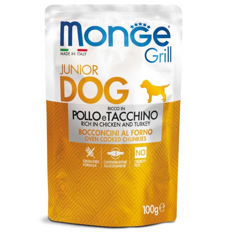 Monge Grill Junior Chicken & Turkey (csirke és pulyka) 100 g