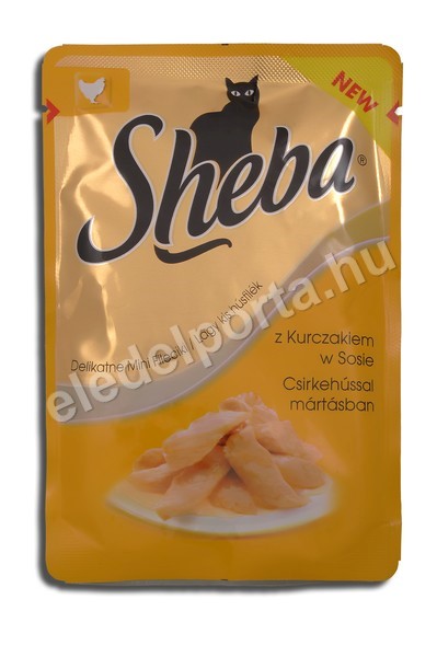 Sheba csirkehússal mártásban