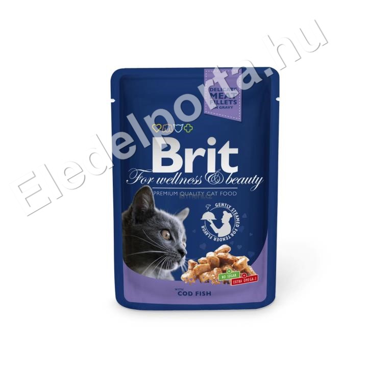 Brit Premium Cat Cod Fish 24x100 g