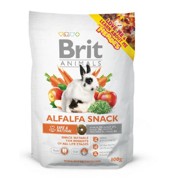 Brit Animals Alfalfa Snack for Rodents 100 g