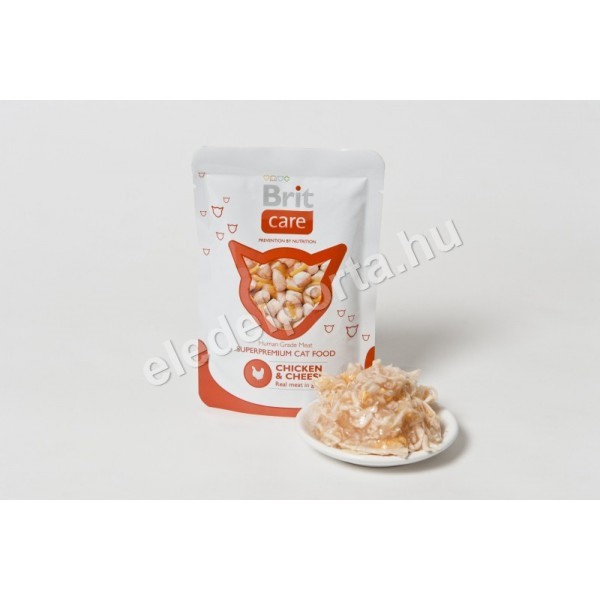 Brit Care Cat Pouches Chicken & Cheese 80 g