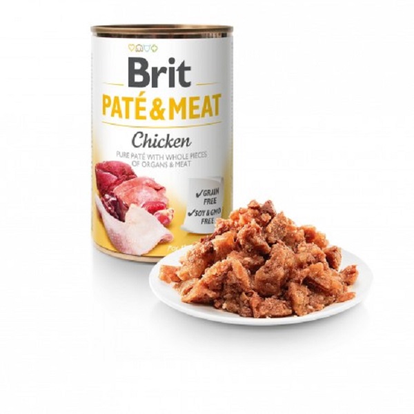 Brit Paté & Meat Csirke 6x400 g