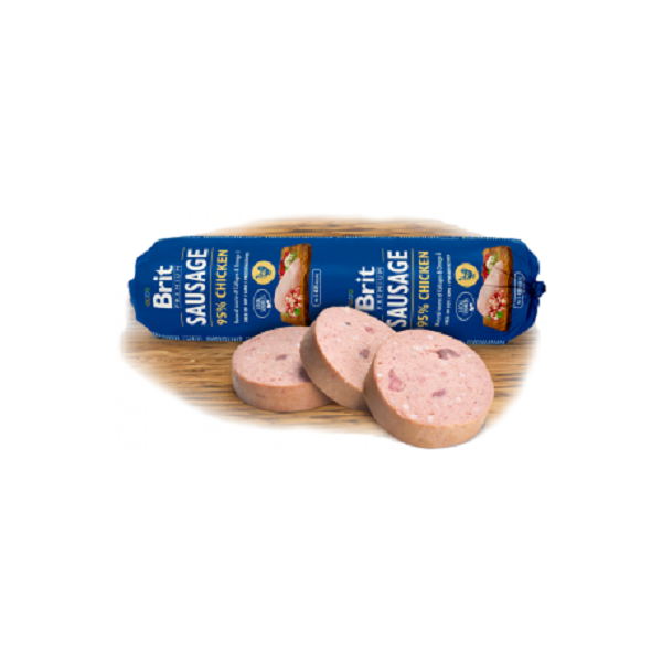 Brit Premium Csirke kutyaszalámi 12x800 g