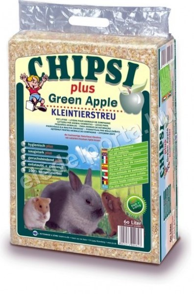 CHIPSI Plus Green Apple forgács (60 L)