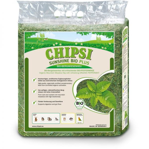 CHIPSI Sunshine Bio Plus Borsmenta széna 600 g