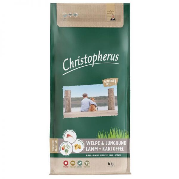 Christopherus Dog Puppy & Junior Grainfree Lamb (bárány és burgonya) 4 kg 4kg