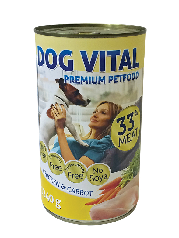 Dog Vital Chicken & Carrot - csirke és répa 1240 g
