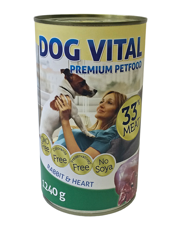 Dog Vital Rabbit & Heart 1240 g