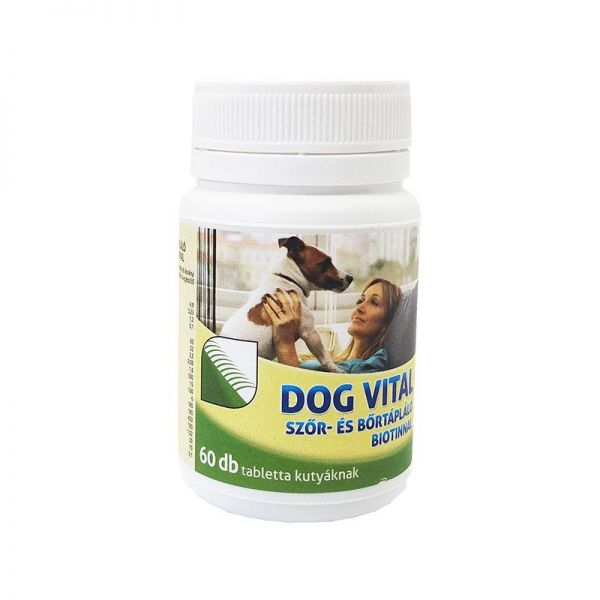 Dog Vital szőr - és bőrtápláló biotinnal 60 db
