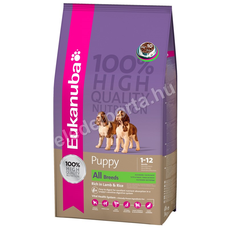 Eukanuba Puppy All Breeds Lamb & Rice