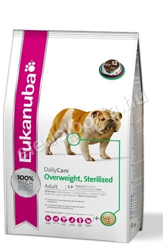Eukanuba Daily Care Overweight, Sterilized
