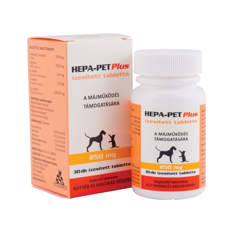 Hepa-Pet Plus 250 mg tabletta (30 db)