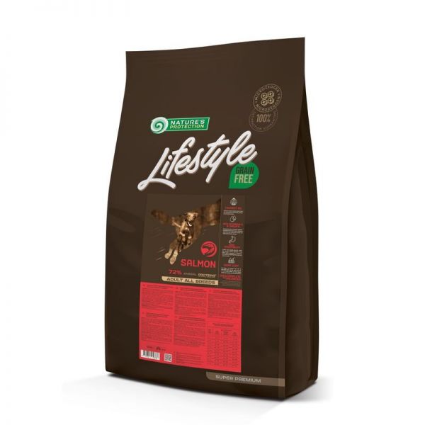 Nature's Protection Lifestyle Dog Adult Grain Free Salmon 10 kg